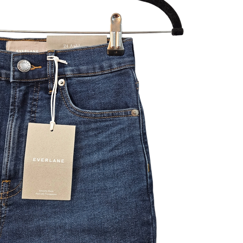 NWT Everlane The Authentic Stretch High-Rise Skinny Size 24 Ankle - Picture 7 of 11